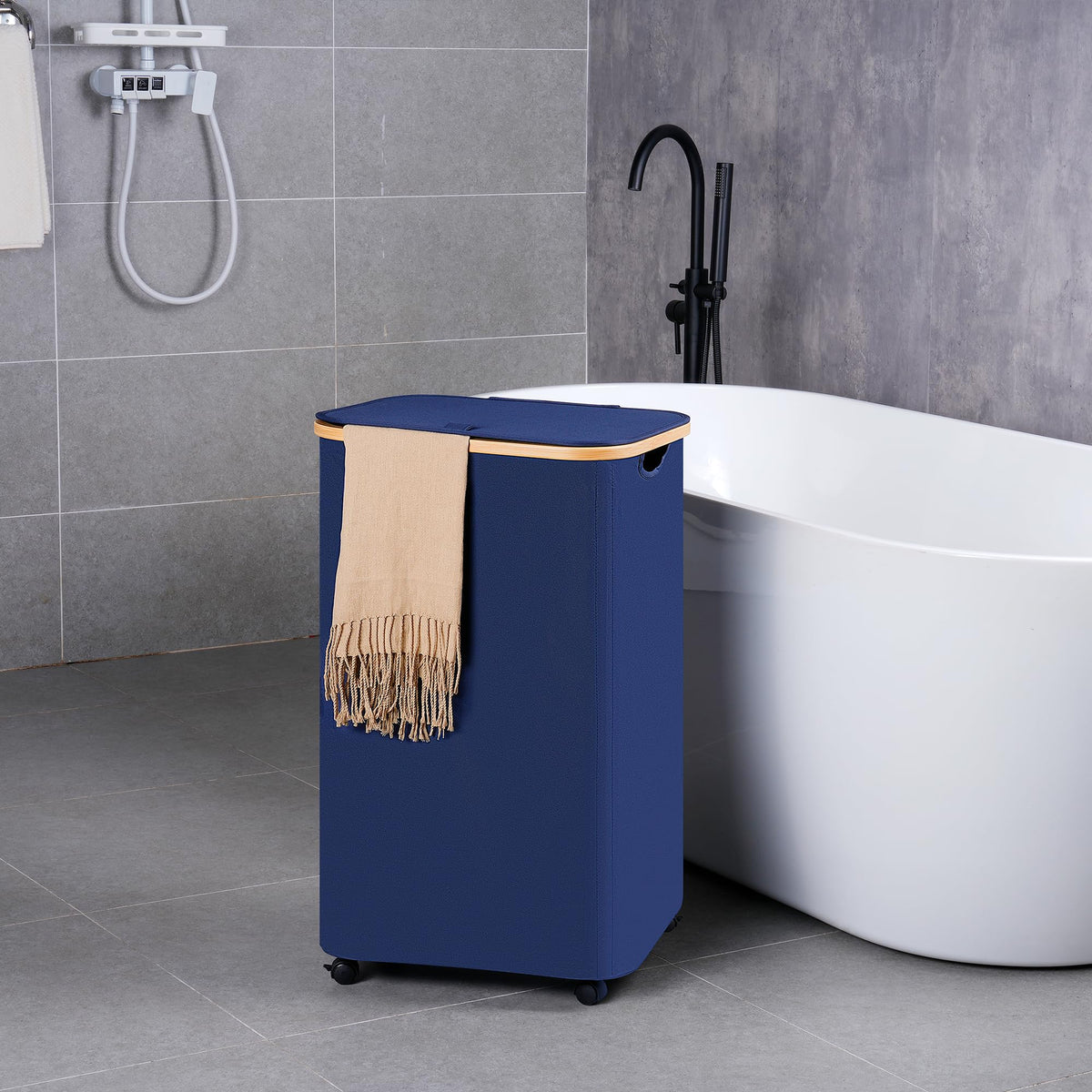 Laundry Basket with Wheels