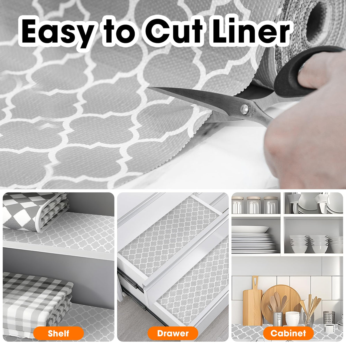 Drawer and Shelf Liner for Kitchen Cabinets Non