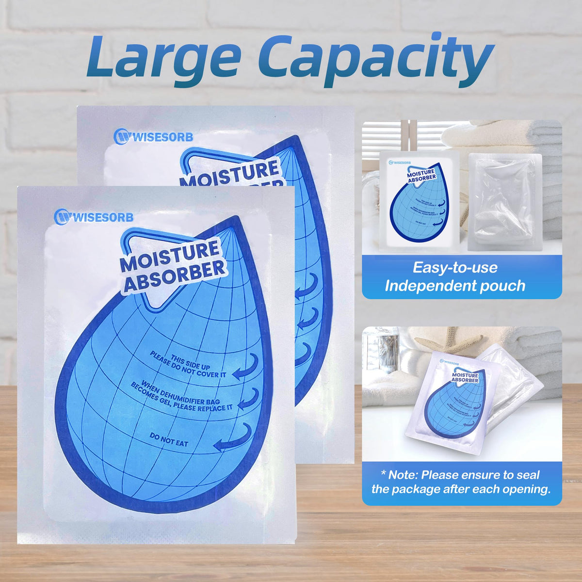 100 Gram 20 Packs Moisture Absorbers (20 Count)