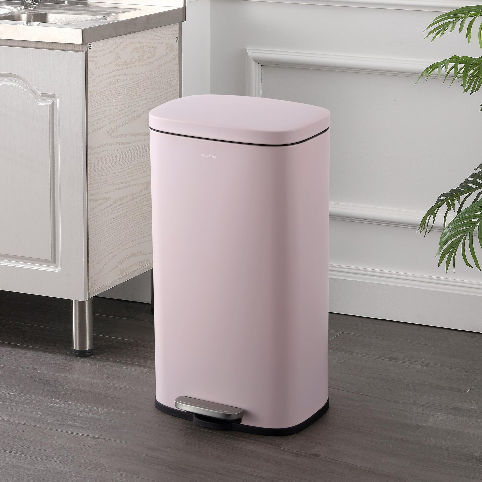 Curtis 8 Gal Step Trash Can Soft Close 25"