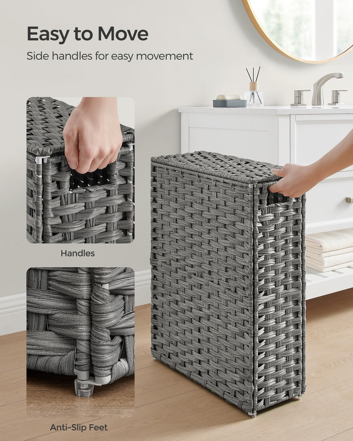Laundry Hamper with Lid