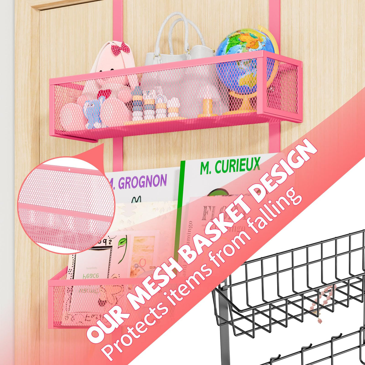 Over The Door Hooks Organizer