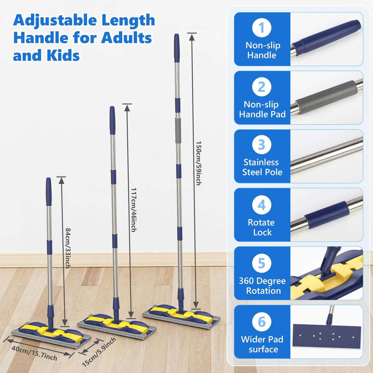 Microfiber Mops for Floor Cleaning