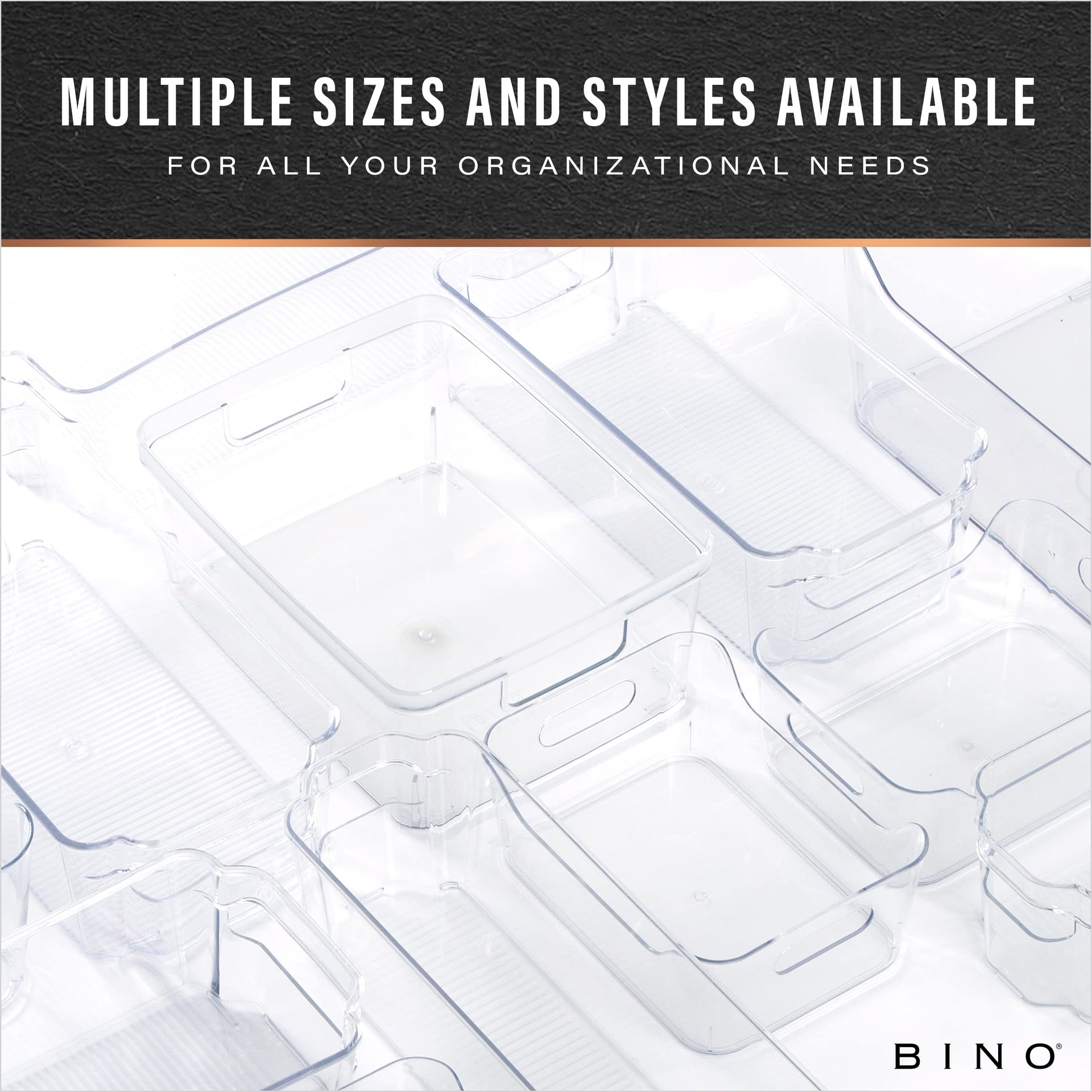 Plastic Storage Bins (2 Count)