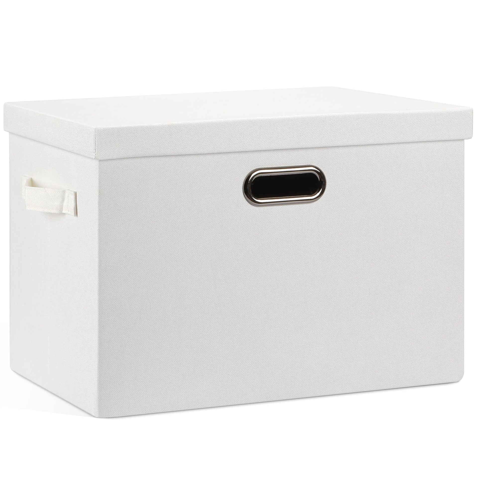 Large 17" 36 Quart Collapsible Stackable Storage Bins with Lids
