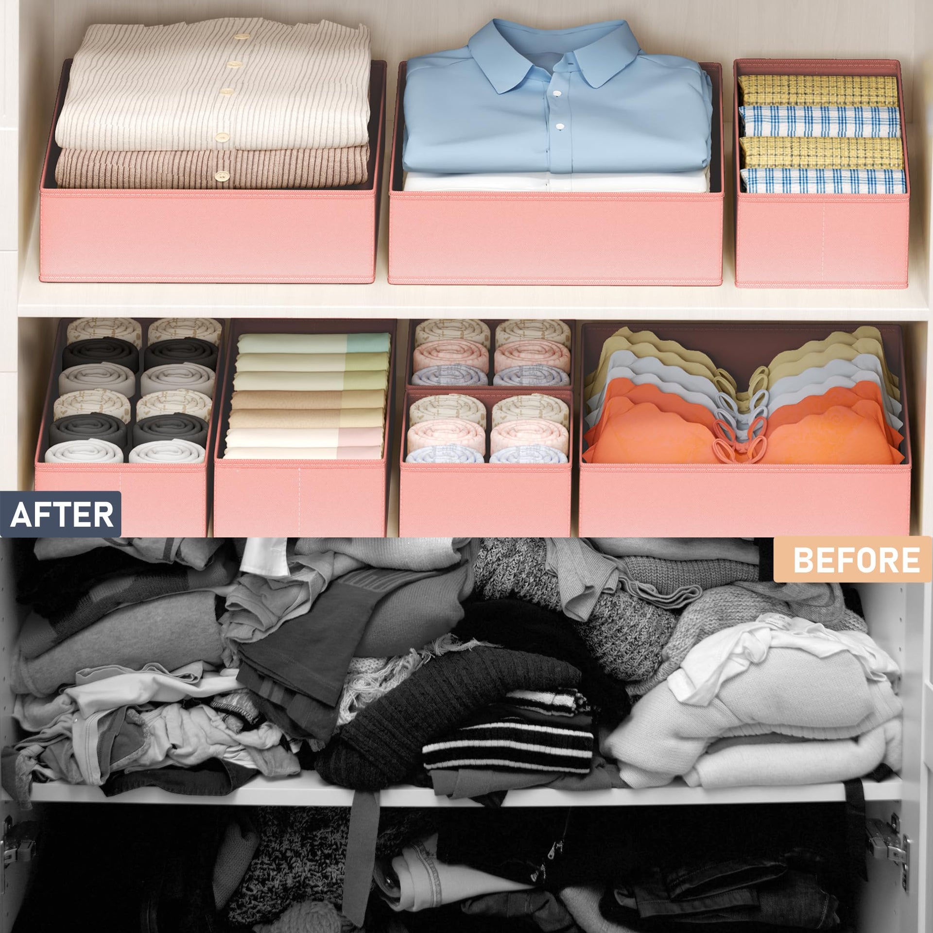 Drawer Organizer Clothes (16 Count)