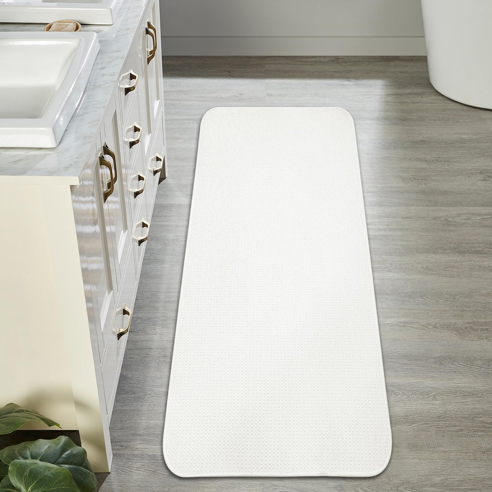 Bath Mat Ultra Thin Bathroom Runner Rugs (12.992 Sq Ft)