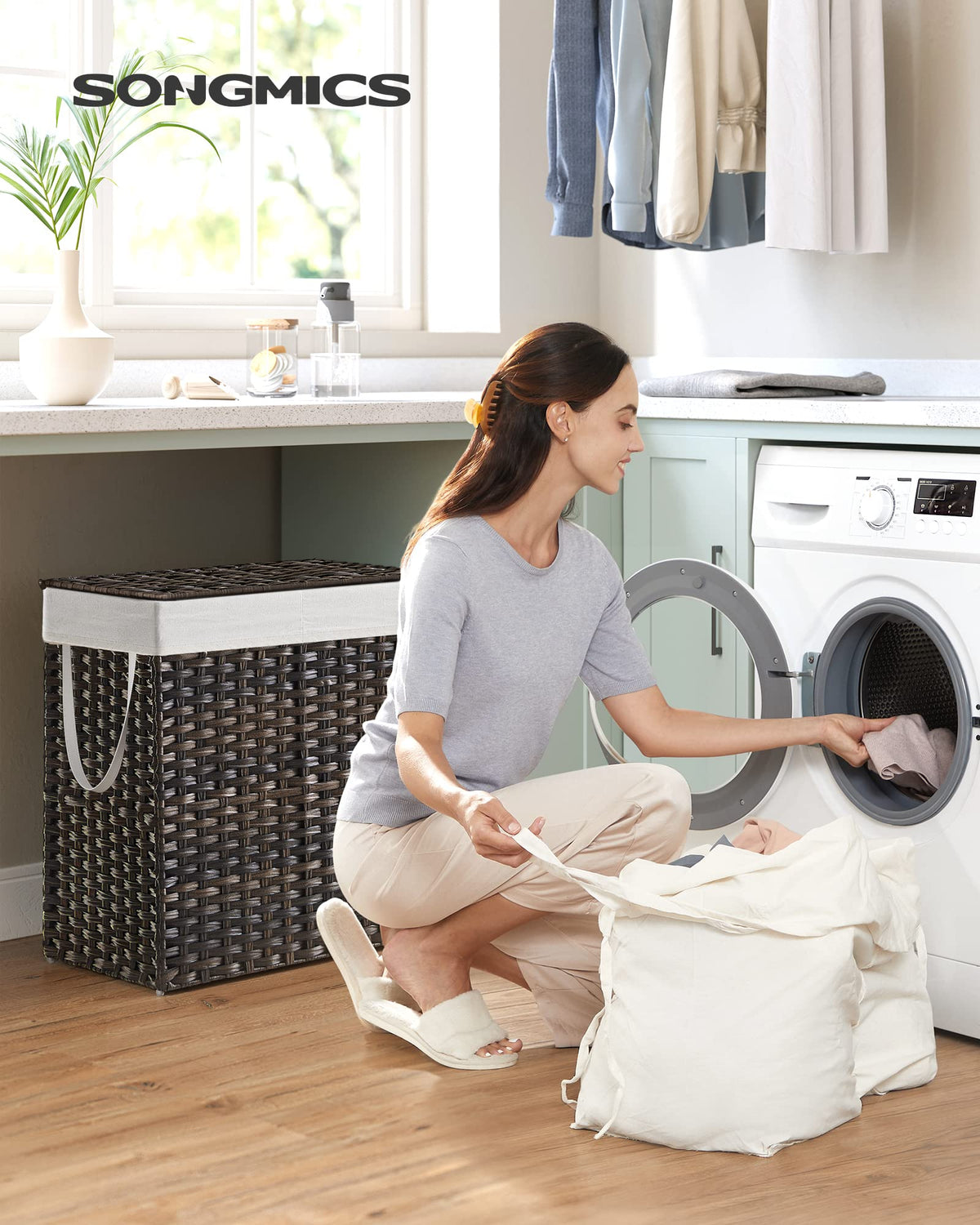 Laundry Hamper with Lid - ModHome Supplies
