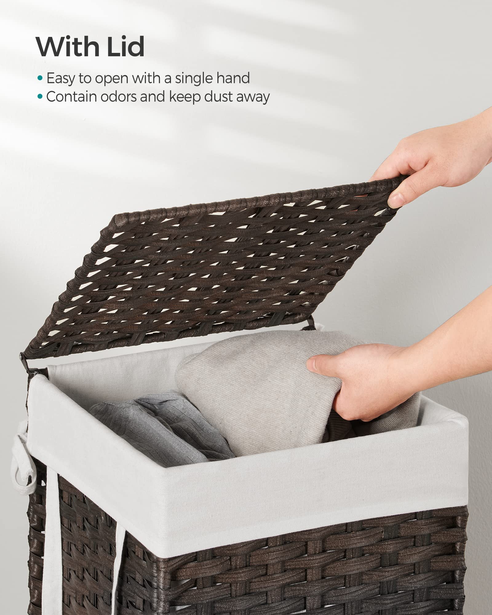 Laundry Hamper with Lid
