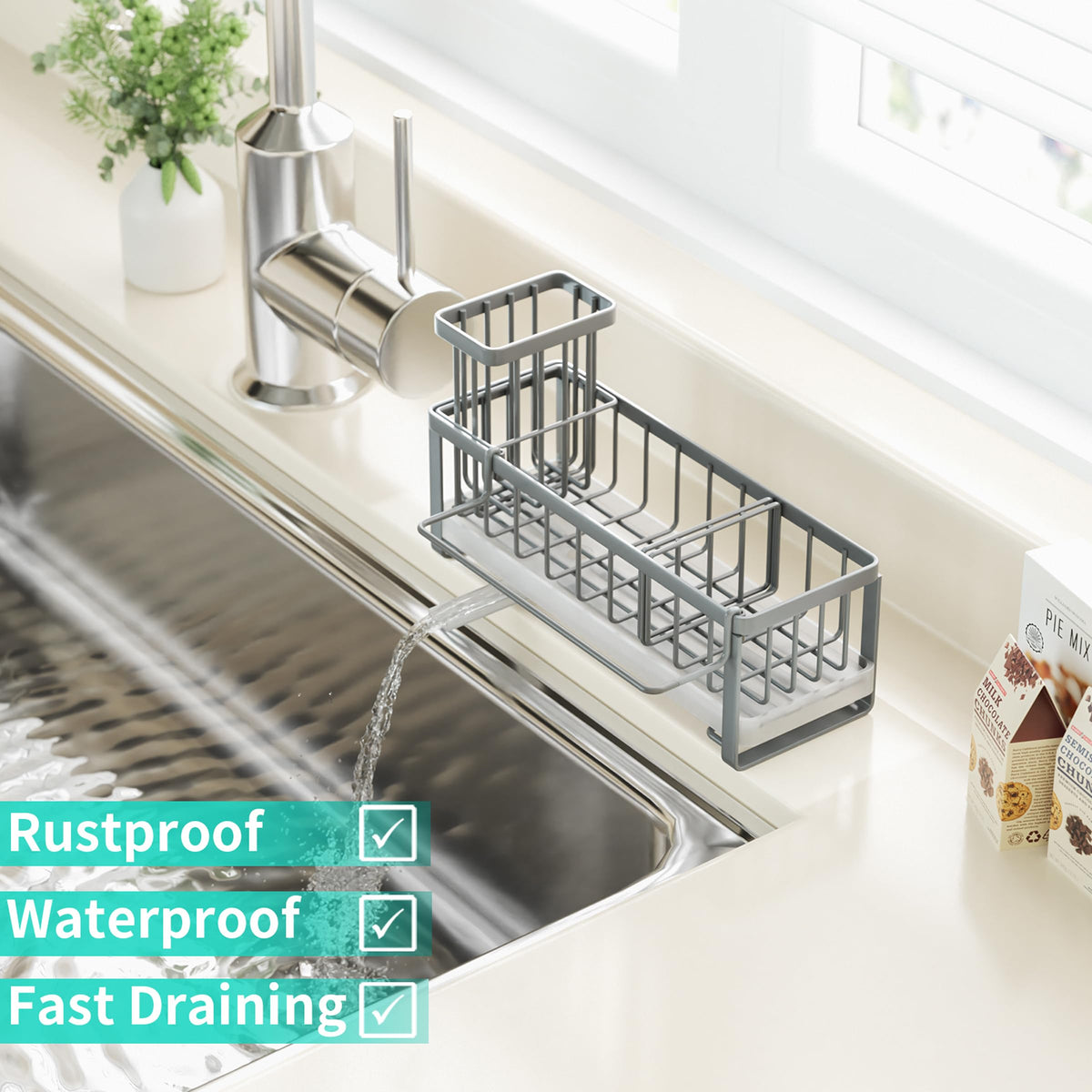 Sponge Holder for Kitchen Sink