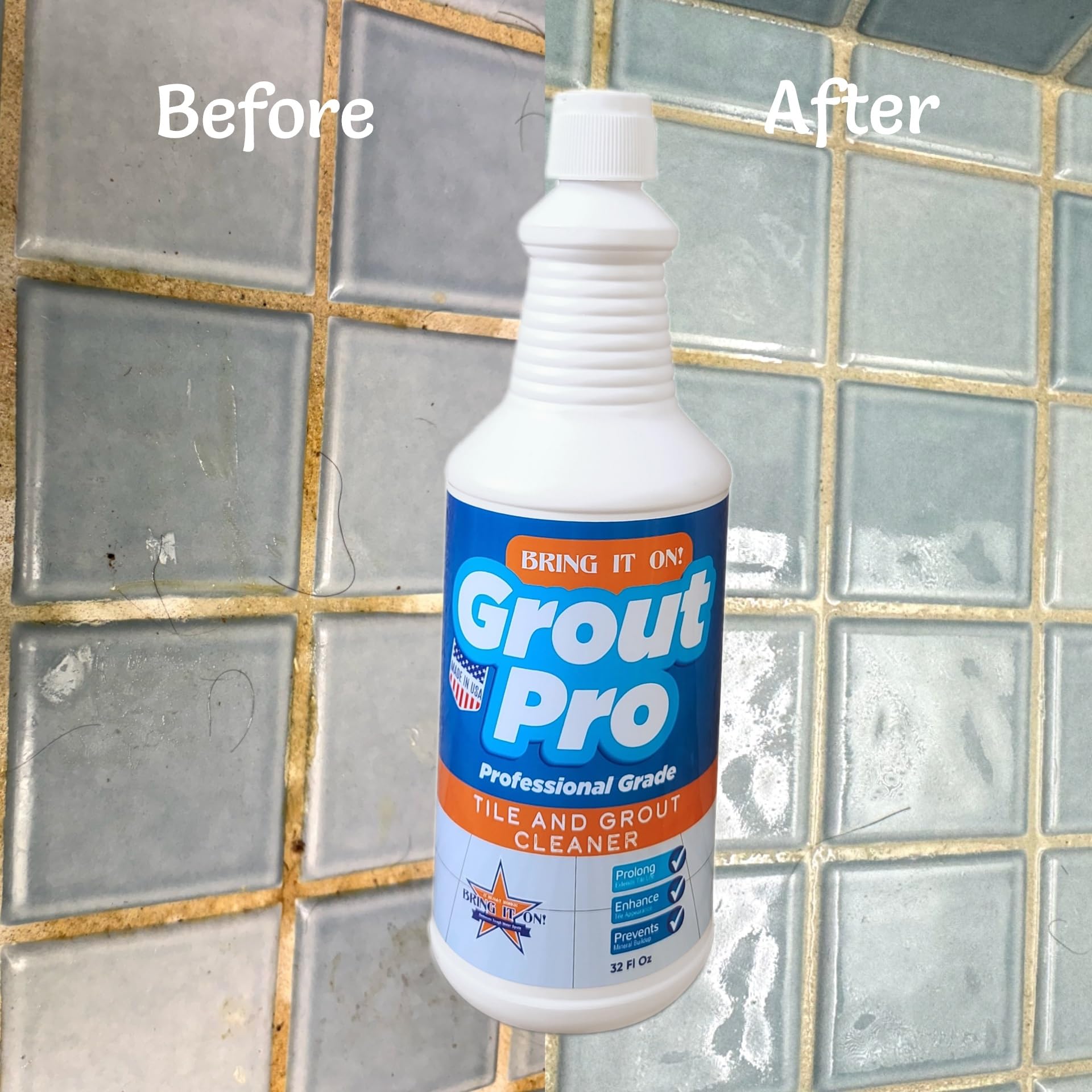 Bring It On Grout Pro Tile and Grout Cleaner (32 Fl Oz)