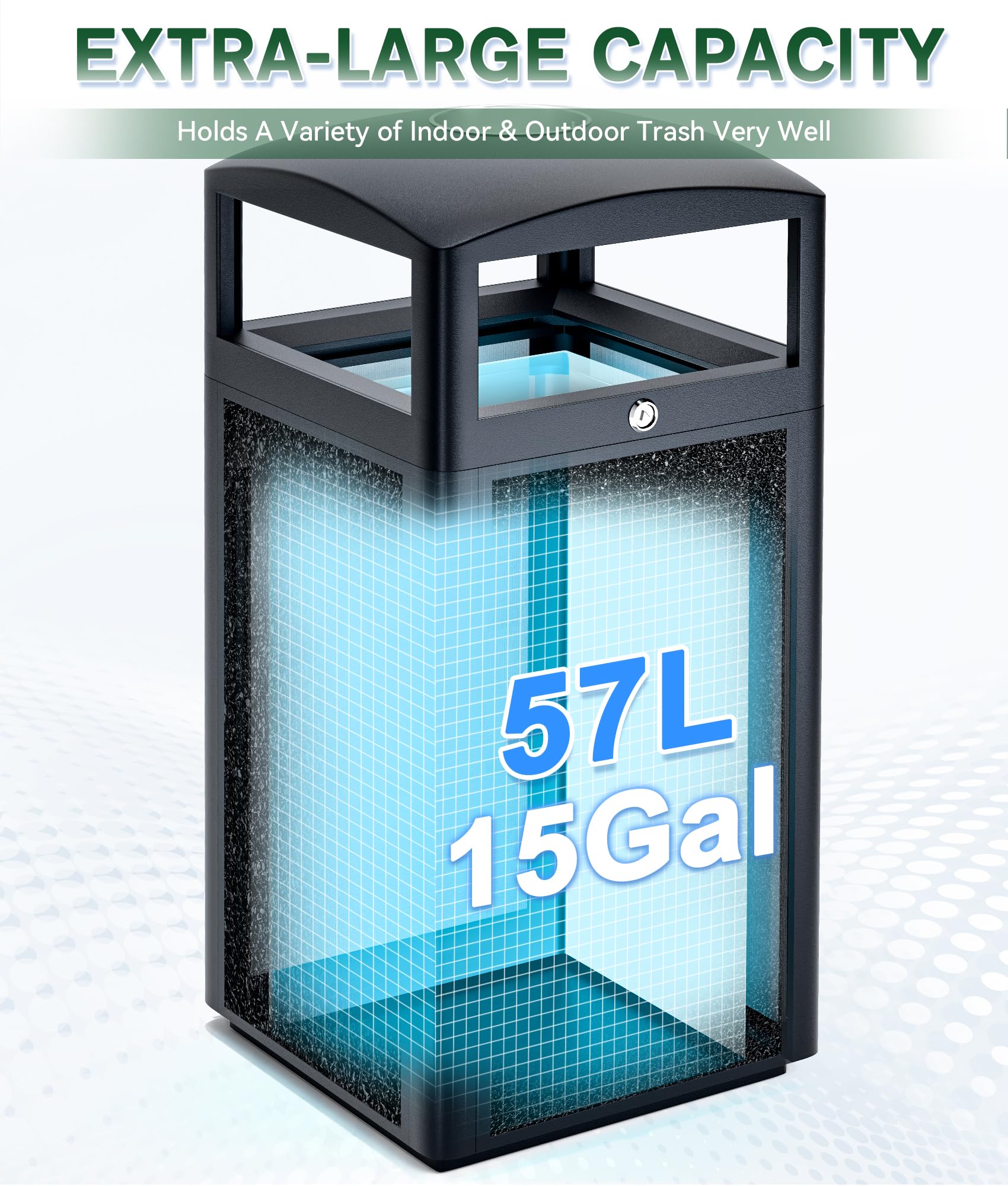Outdoor Trash Can Commercial