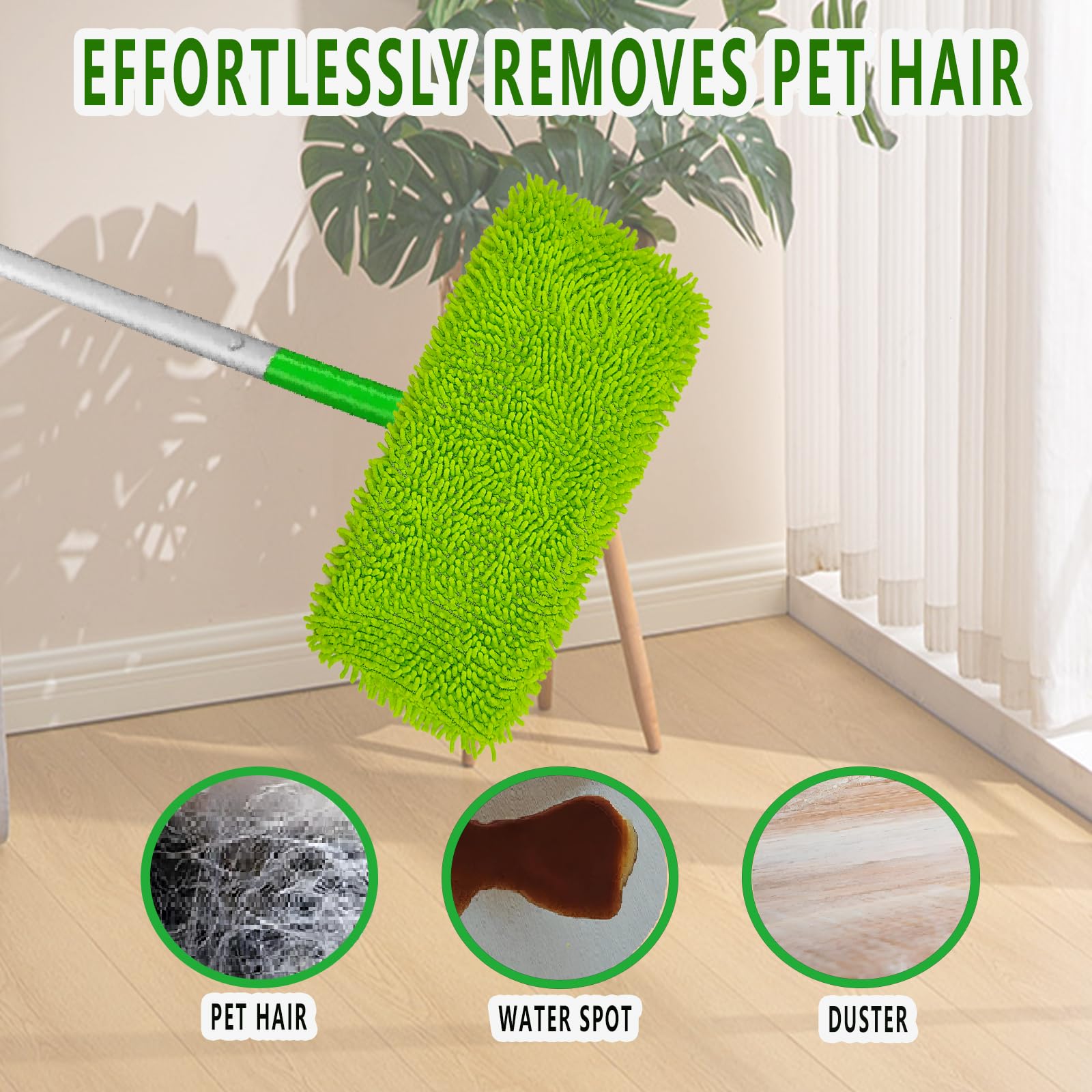 4pcs Reusable Microfiber Mop Pads for Swiffer Sweeper (4 Count)