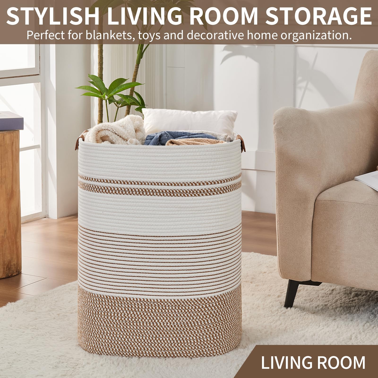 Laundry Basket with Handles