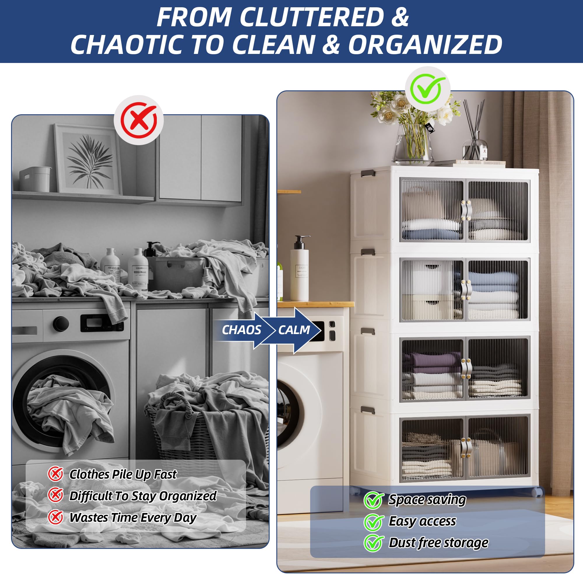 580Qt Stackable Storage Bins