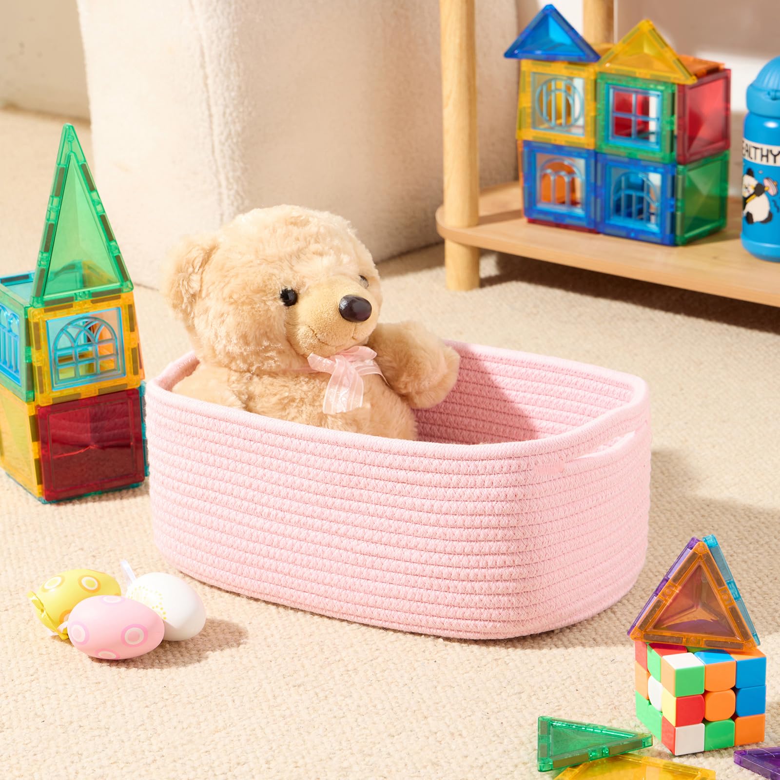 Small Storage Baskets for Organizing (3 Count)