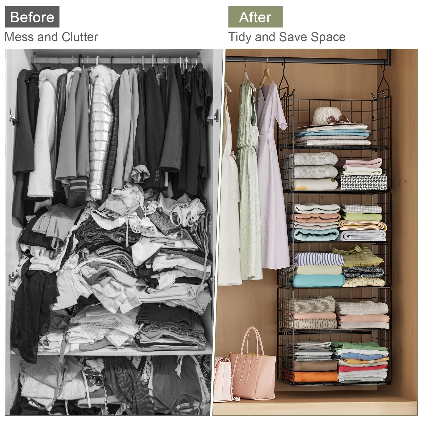 Hanging Closet Organizer and Storage