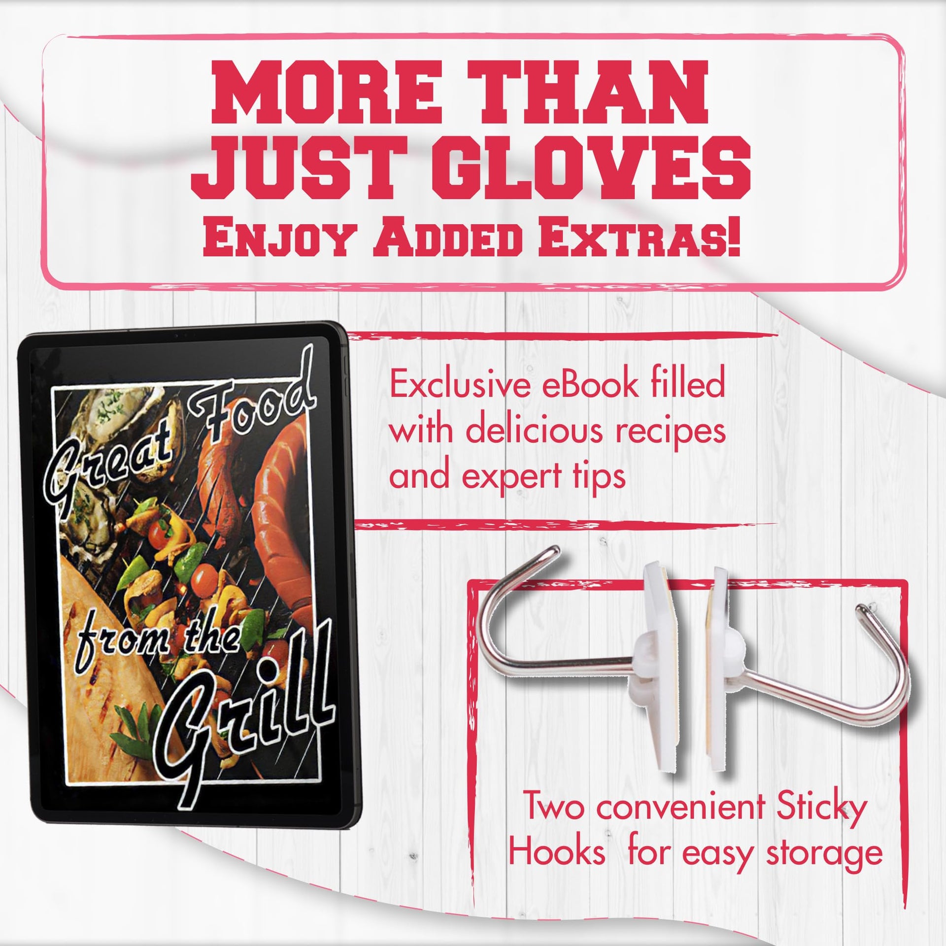 S Silicone Smoker BBQ Gloves