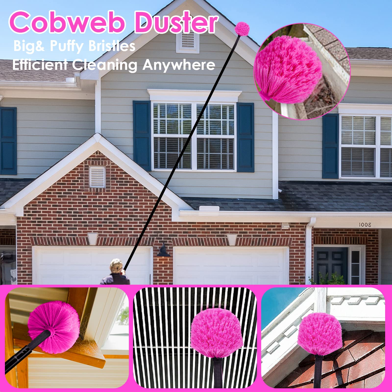 8 Foot Dusters for Cleaning (12 Count)