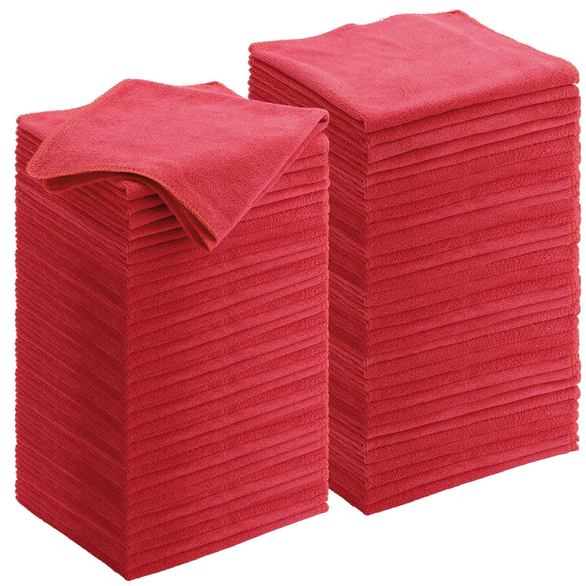 60 Pcs Microfiber Cleaning Cloths for Cars 16 x 16 Inch Ultra Absorbent Car Towels Drying Reusable Cleaning Supplies House Kitchen Window Microfiber Towel (60 Count)