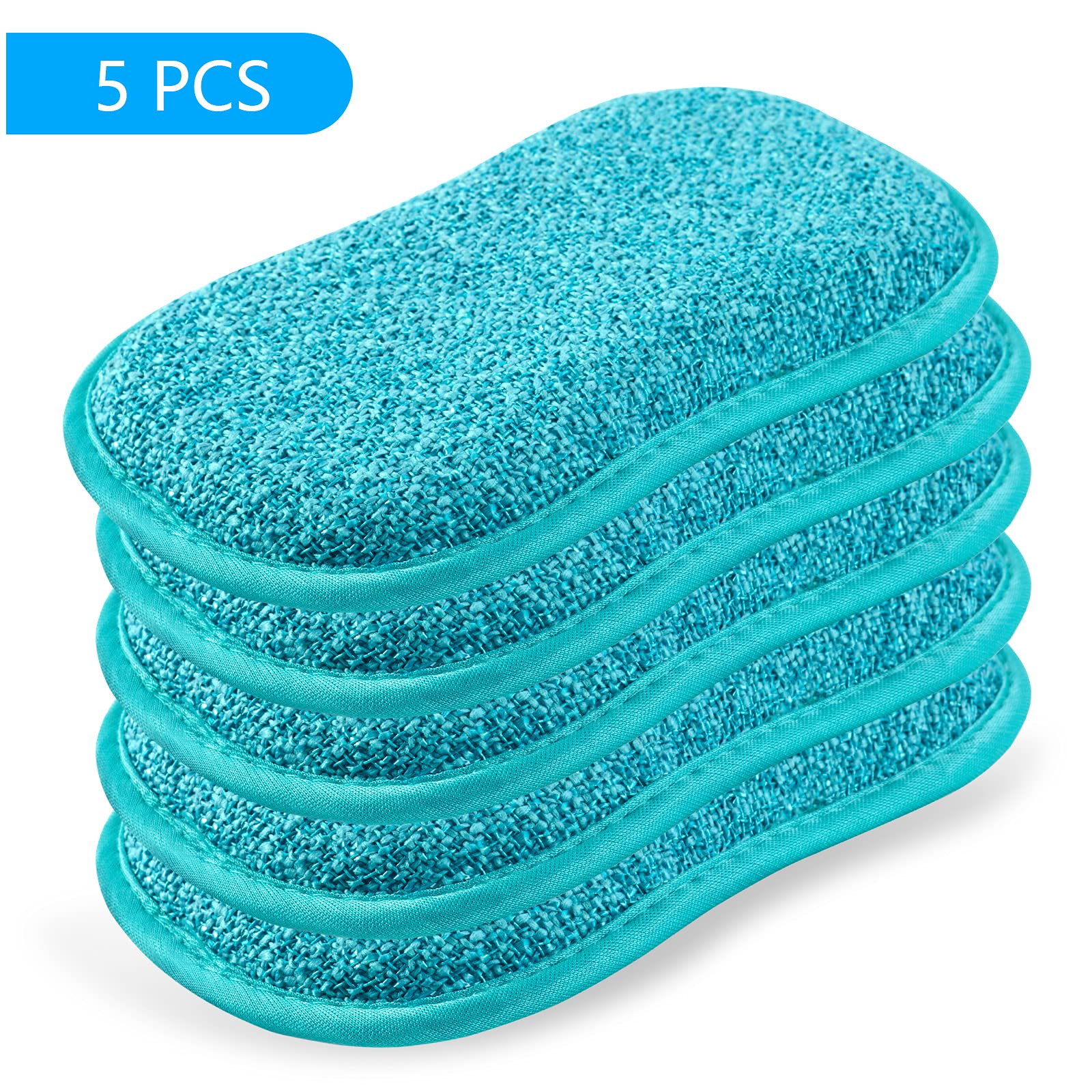 Kitchen Dish Sponge Scrubber Non Scratch (5 Count)