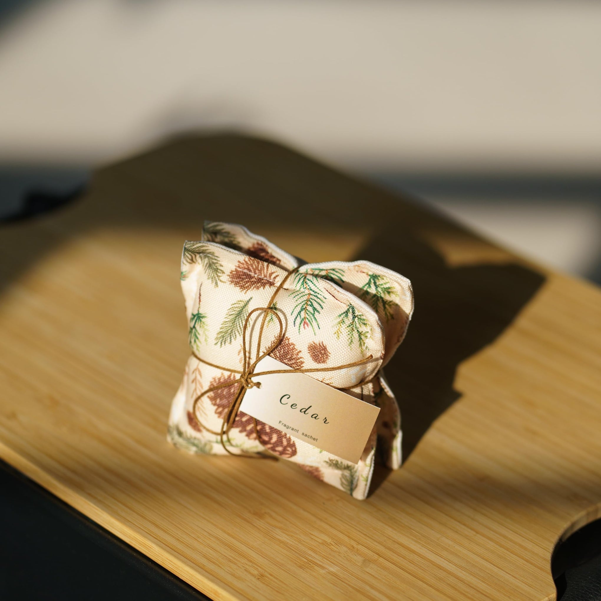 4 Pack Cedar Sachet Bags for Drawers and Closets