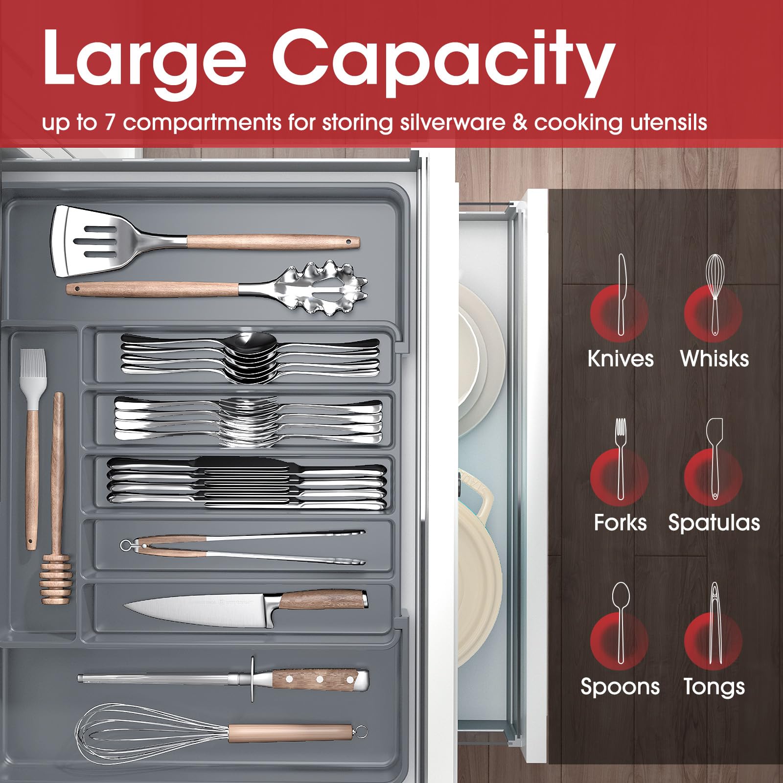 Silverware Drawer Organizer