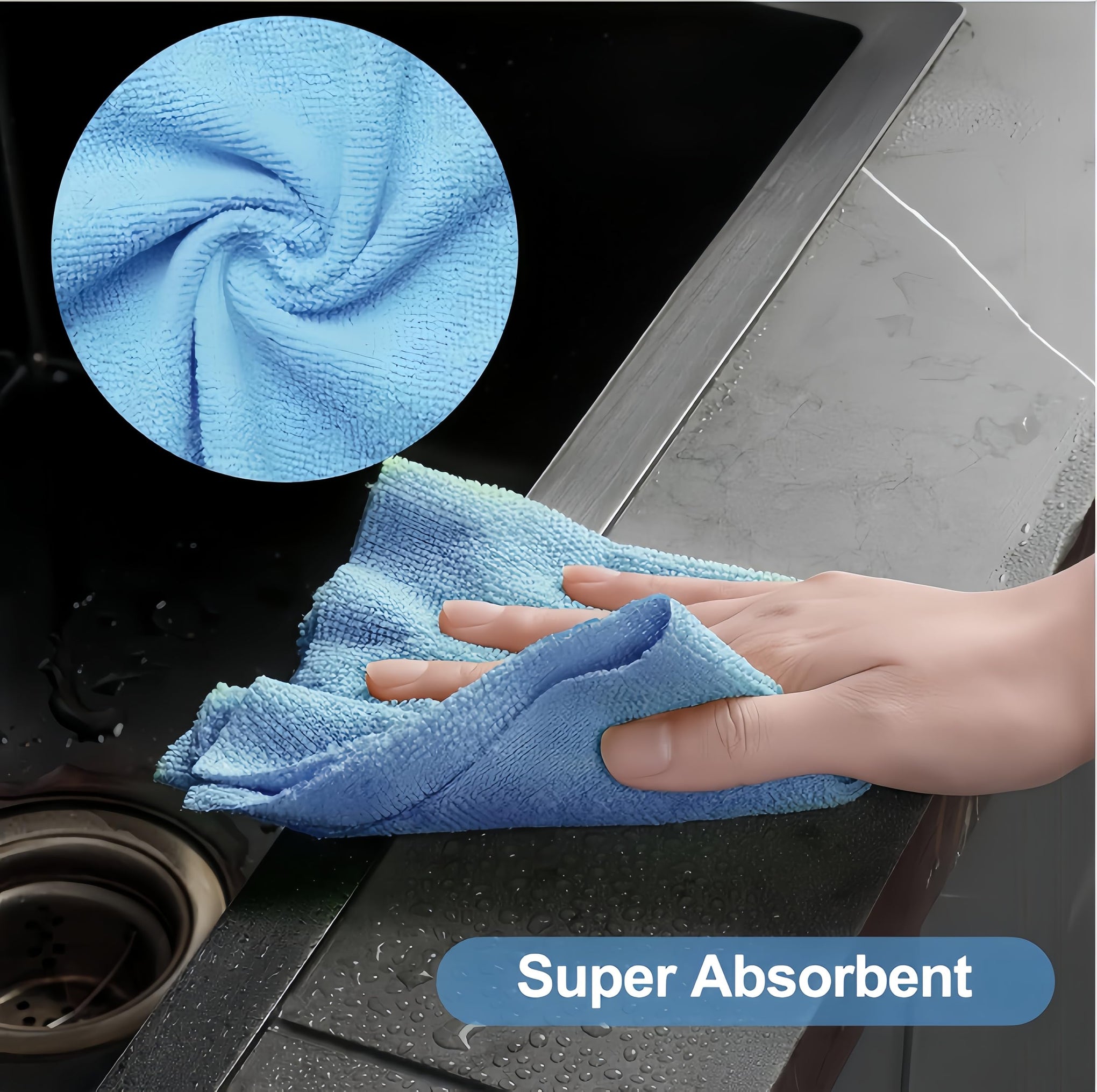 Microfiber Cleaning Cloth Roll