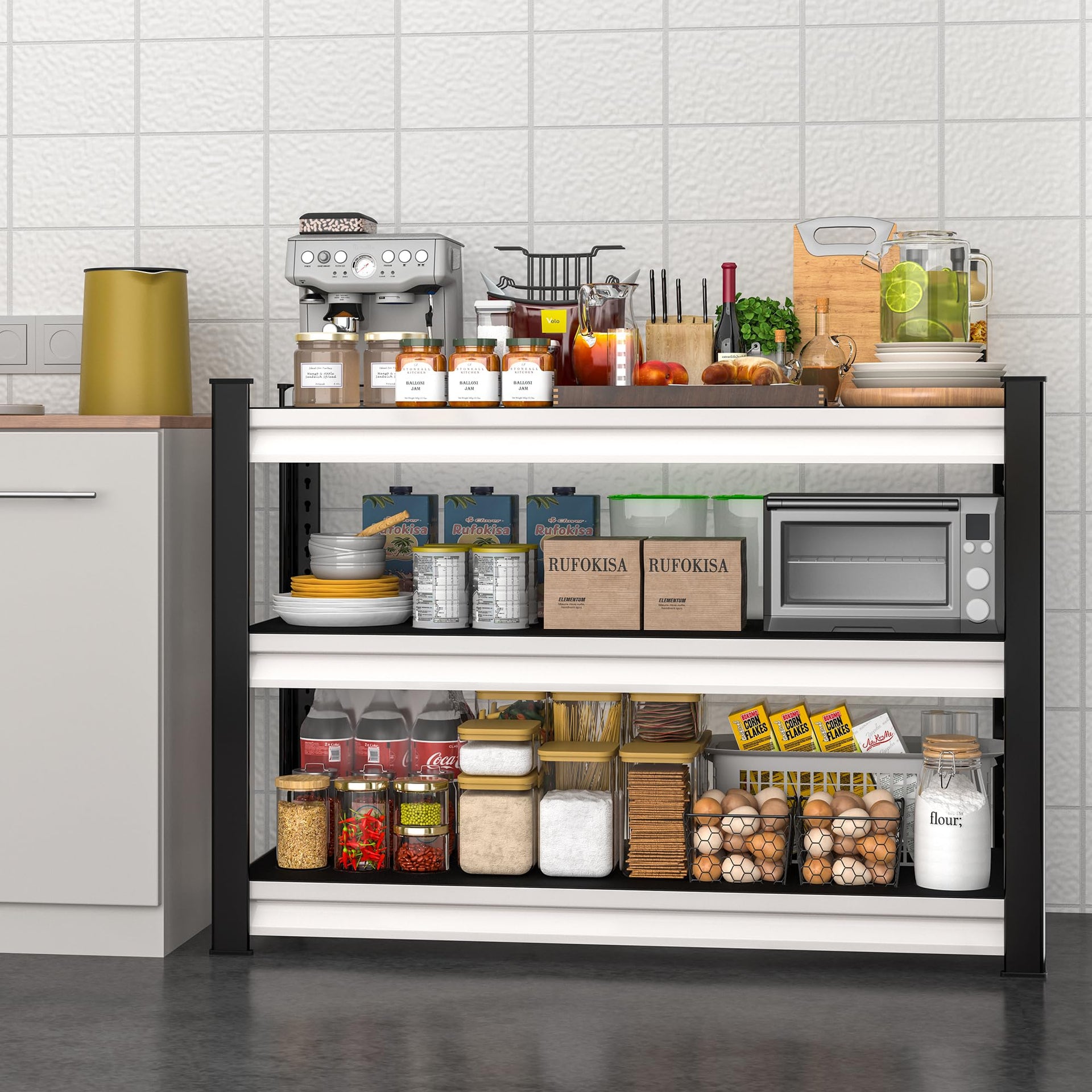 40" W Garage Shelving Heavy Duty