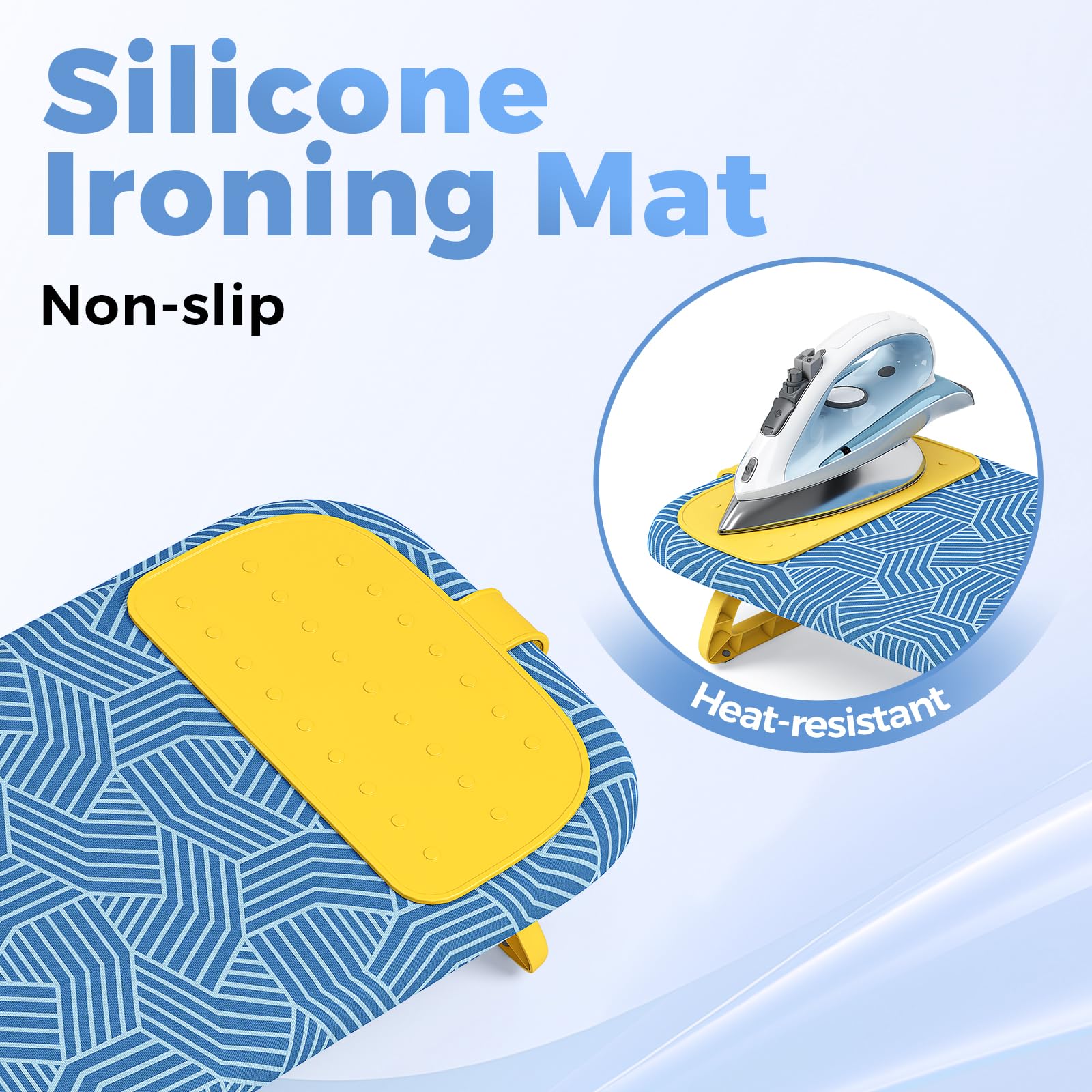 Small Ironing Board with Iron Holder