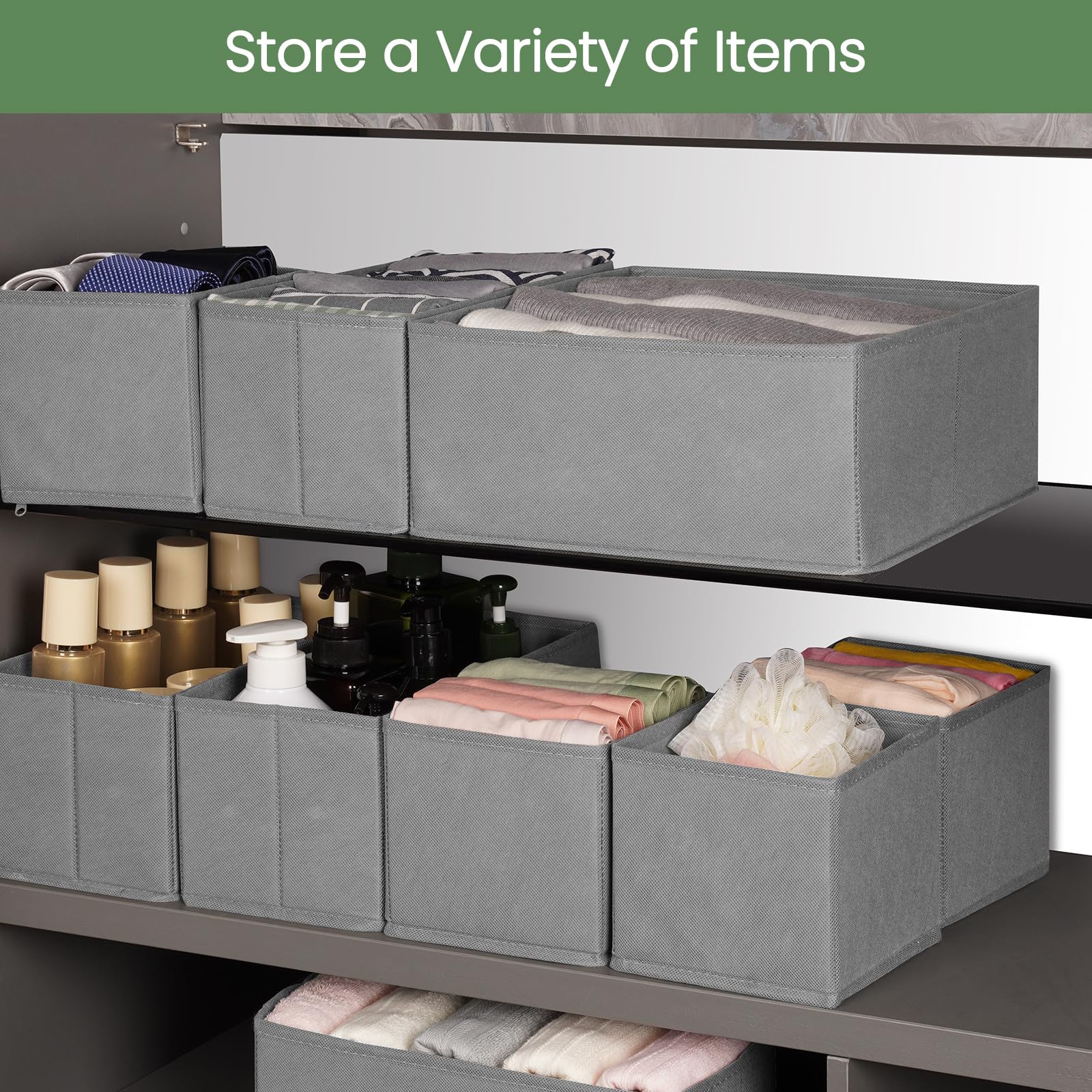 Drawer Organizer Clothes (24 Count)