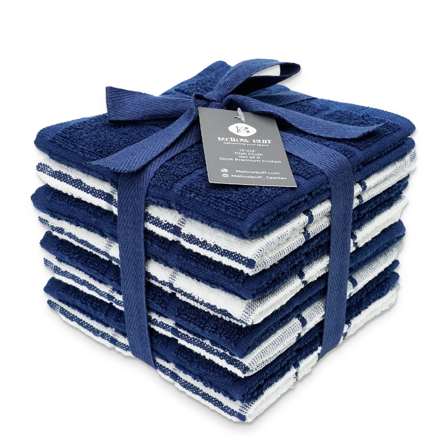 100% Cotton Terry Dish Cloth & Dish Towel (6 Count)
