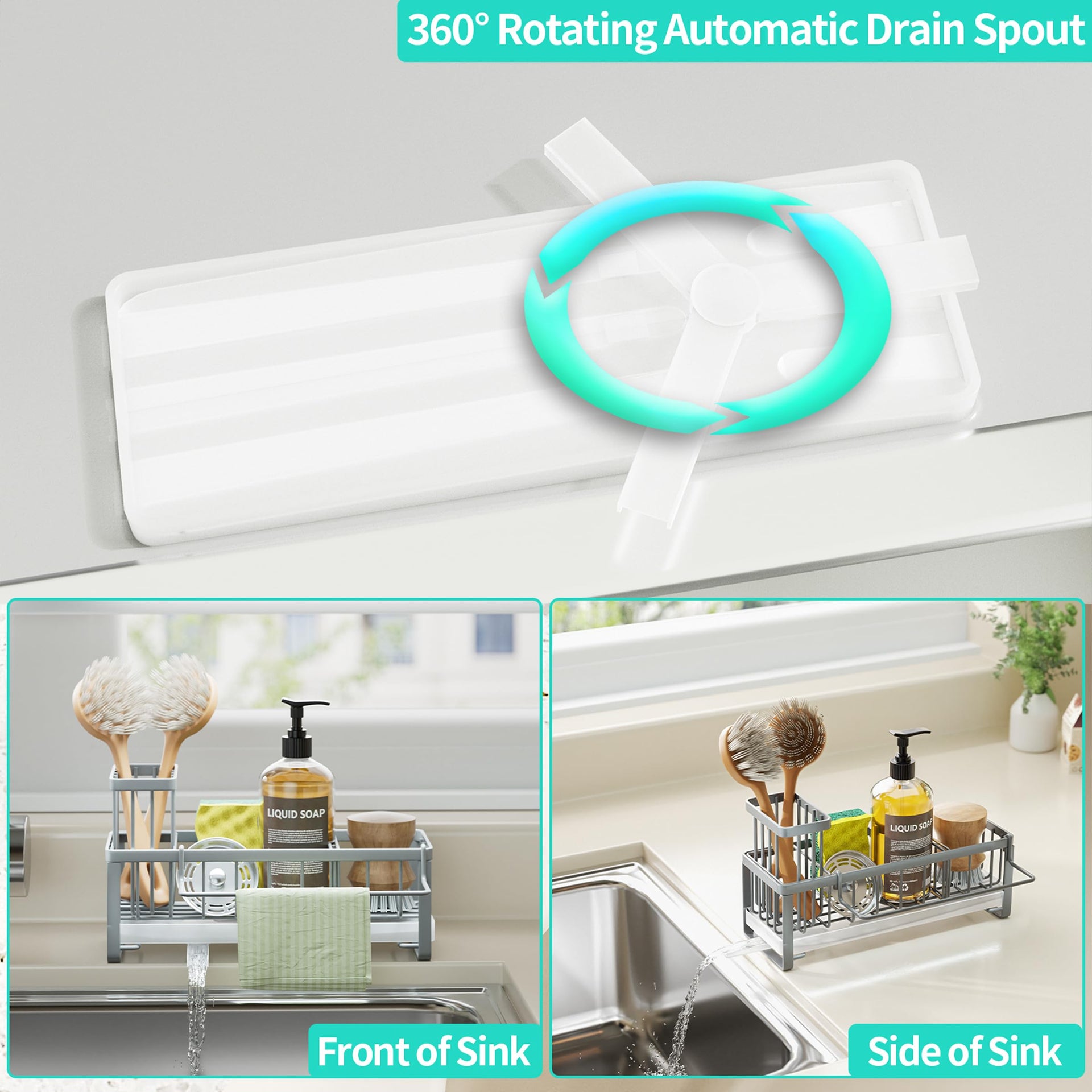 Sponge Holder for Kitchen Sink