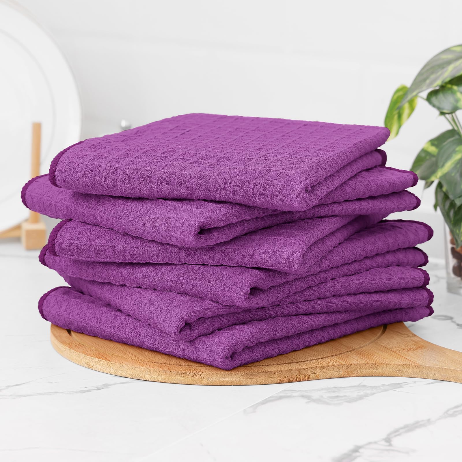 Microfiber Kitchen Towels and Dishcloths Sets (12 Count)