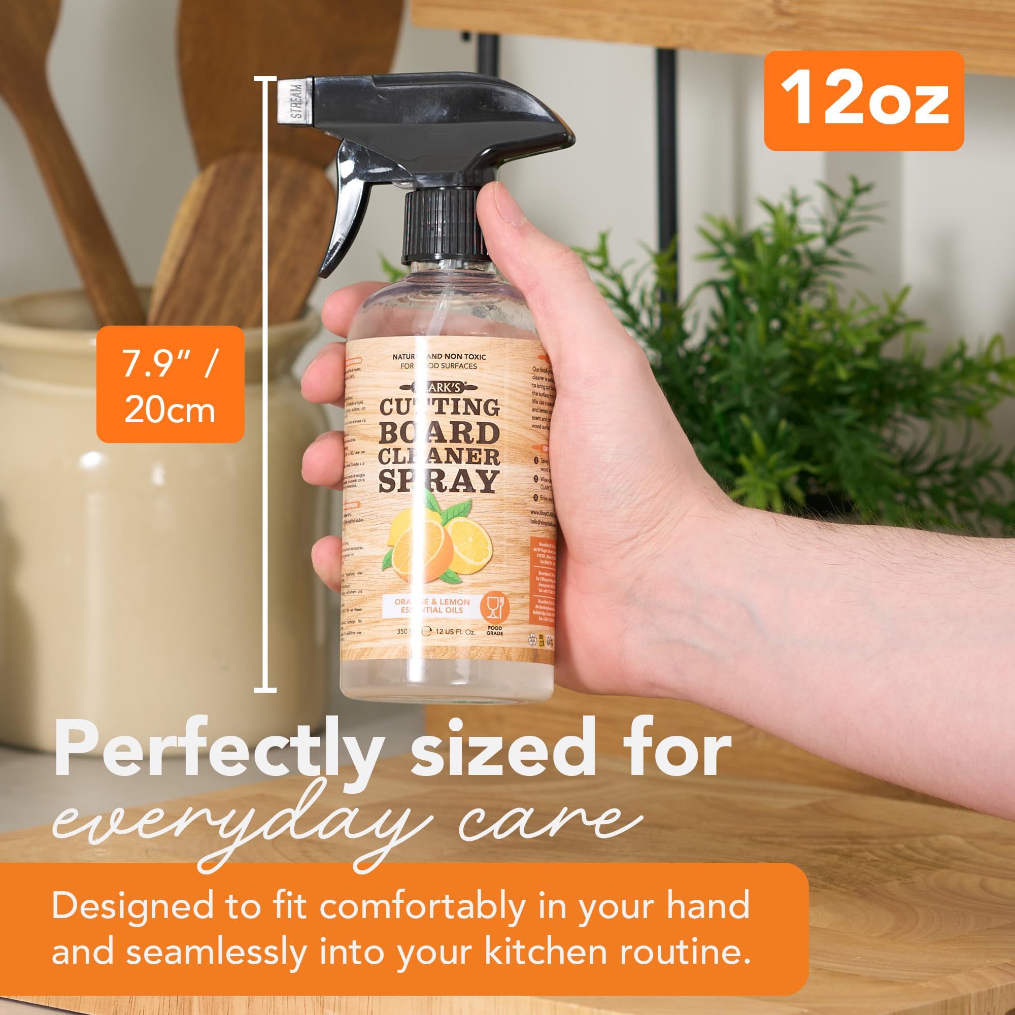 Cutting Board Spray Cleaner 12 oz