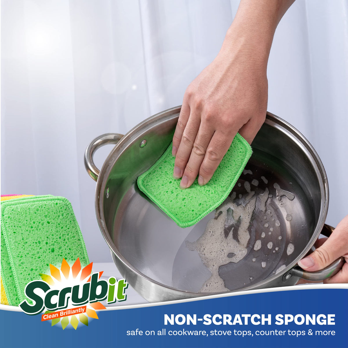 Scrub and Wipe Cleaning Pads [10 Pack] (10 Count)