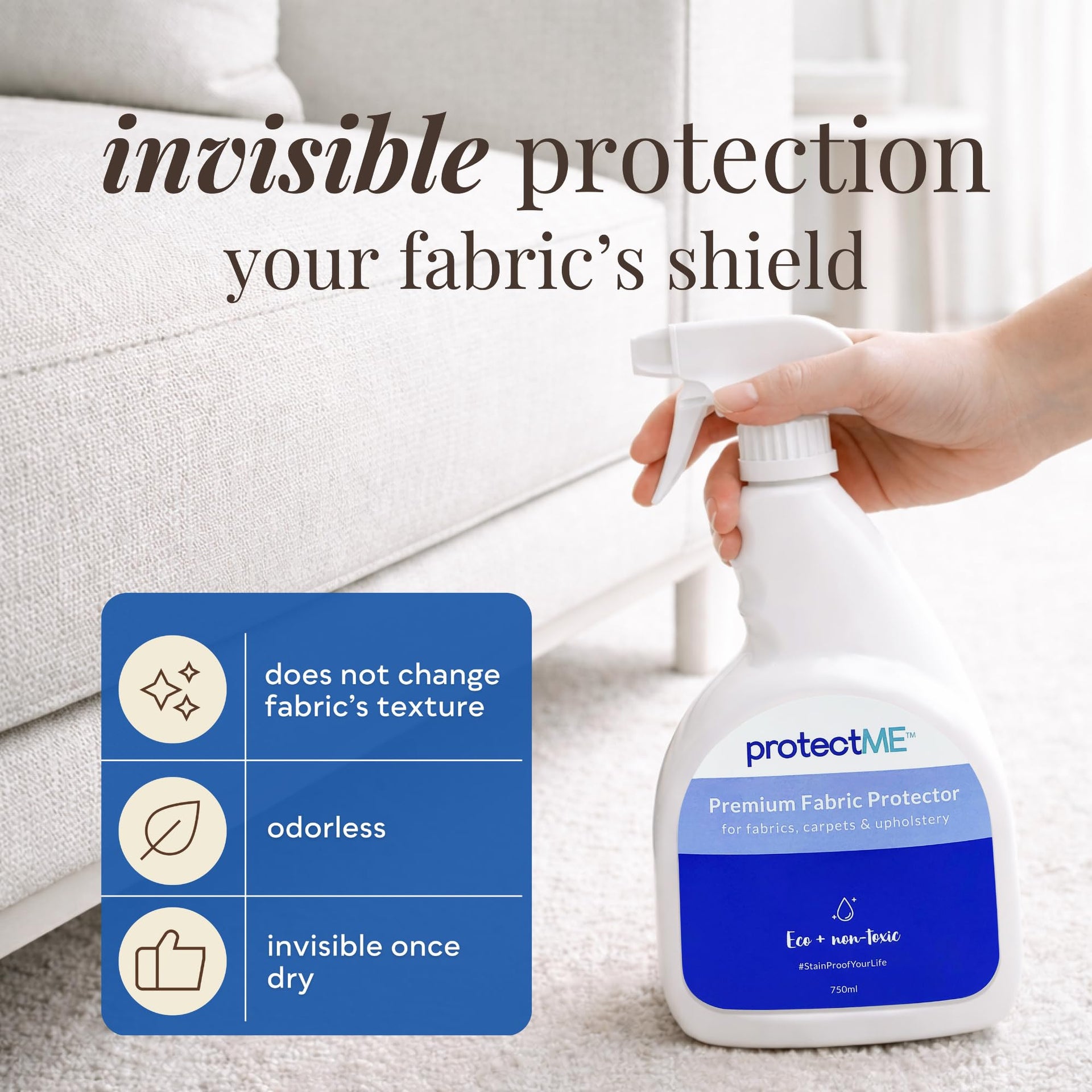 Fabric Protector and Stain Resistant Spray (84.5 Fl Oz)