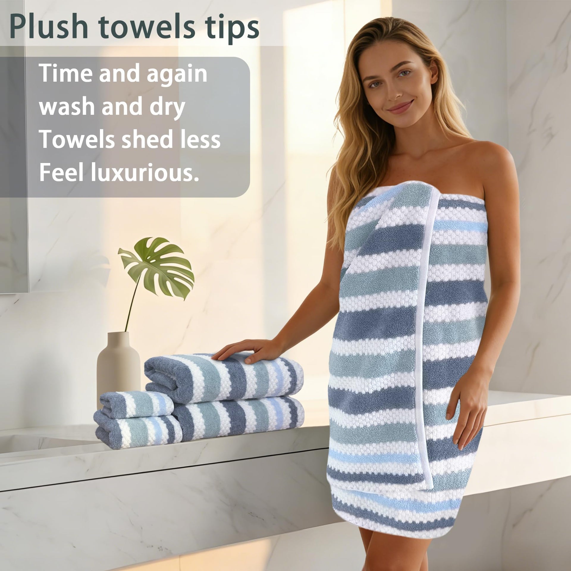 Waffle 3PC Towel Set (3 Count)