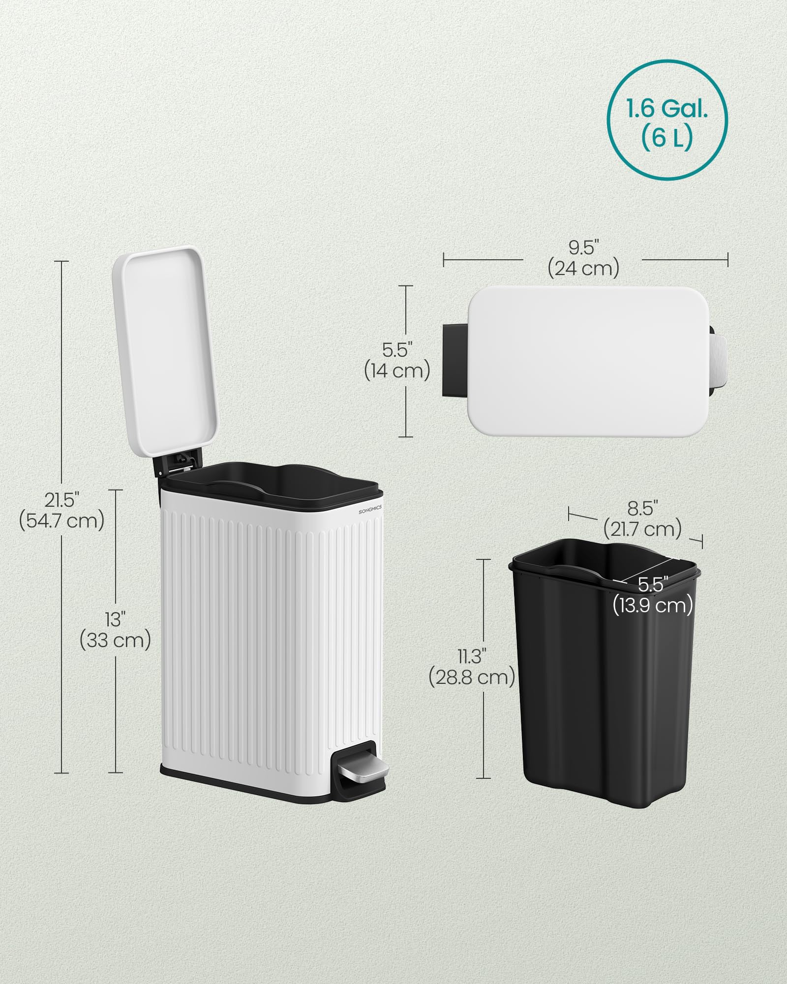 Bathroom Trash Can