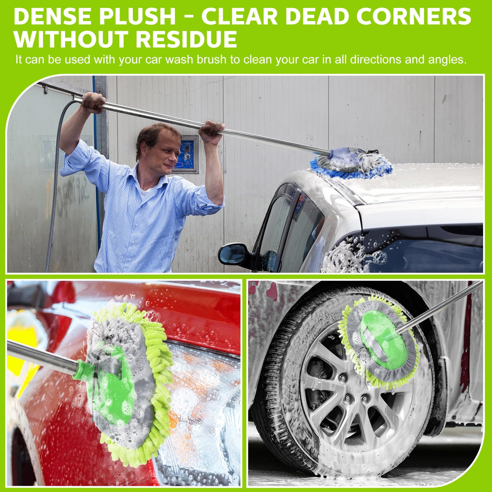 5 Pcs Car Wash Mitt Set (5 Count)