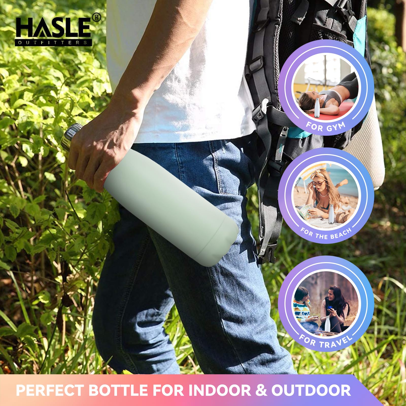 17oz Stainless Steel Water Bottles