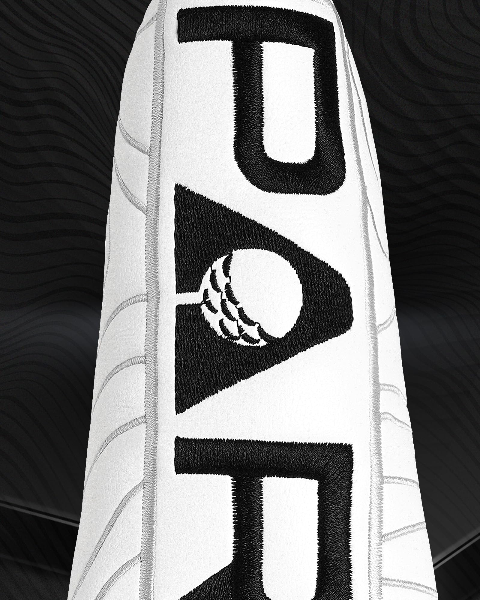 Golf Blade Putter Cover Headcover Club Protector Par Putter Head Covers Magnetic Bar Closure for Scotty Cameron Taylormade Odyssey White Color