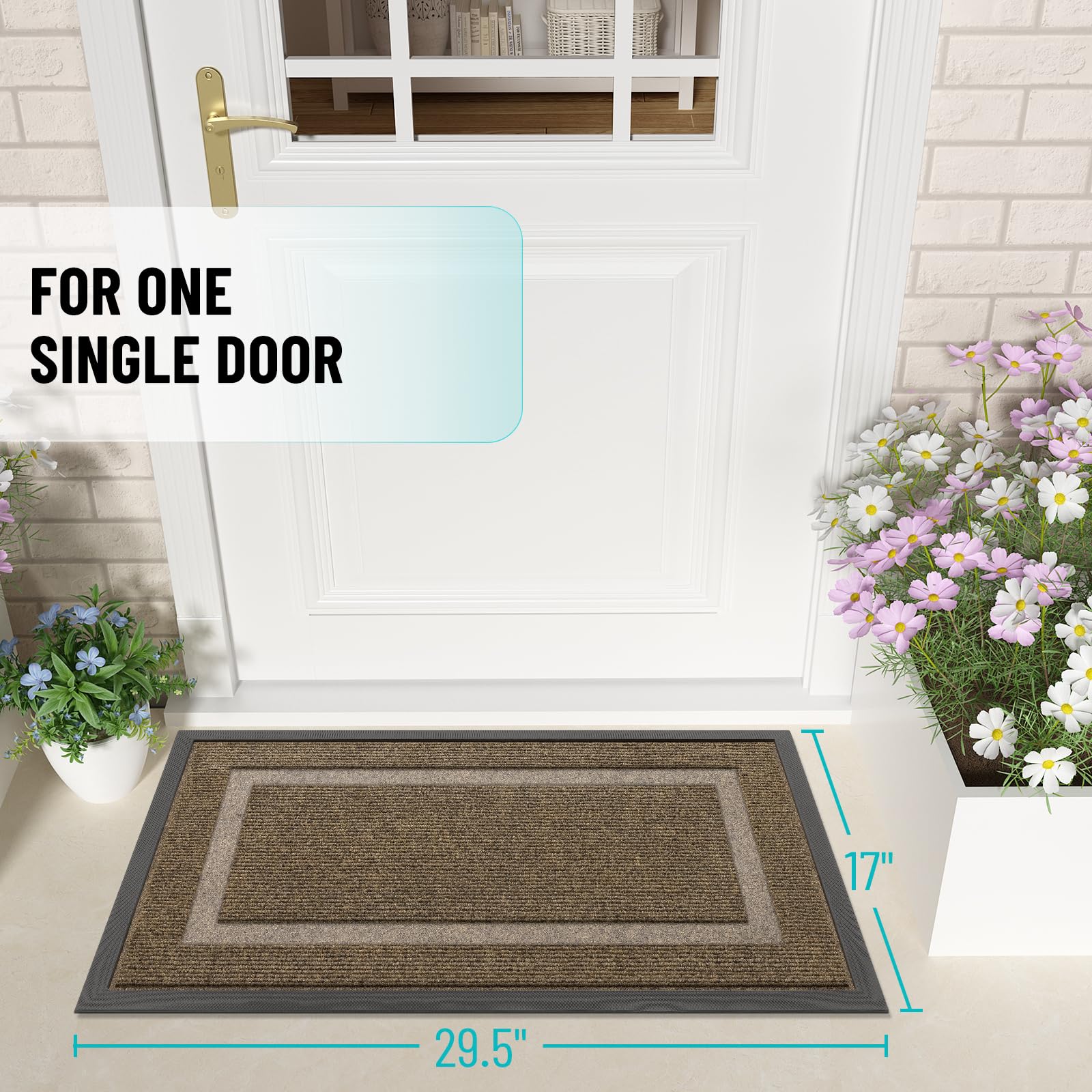 Front Door Mat Outside 29.5x17