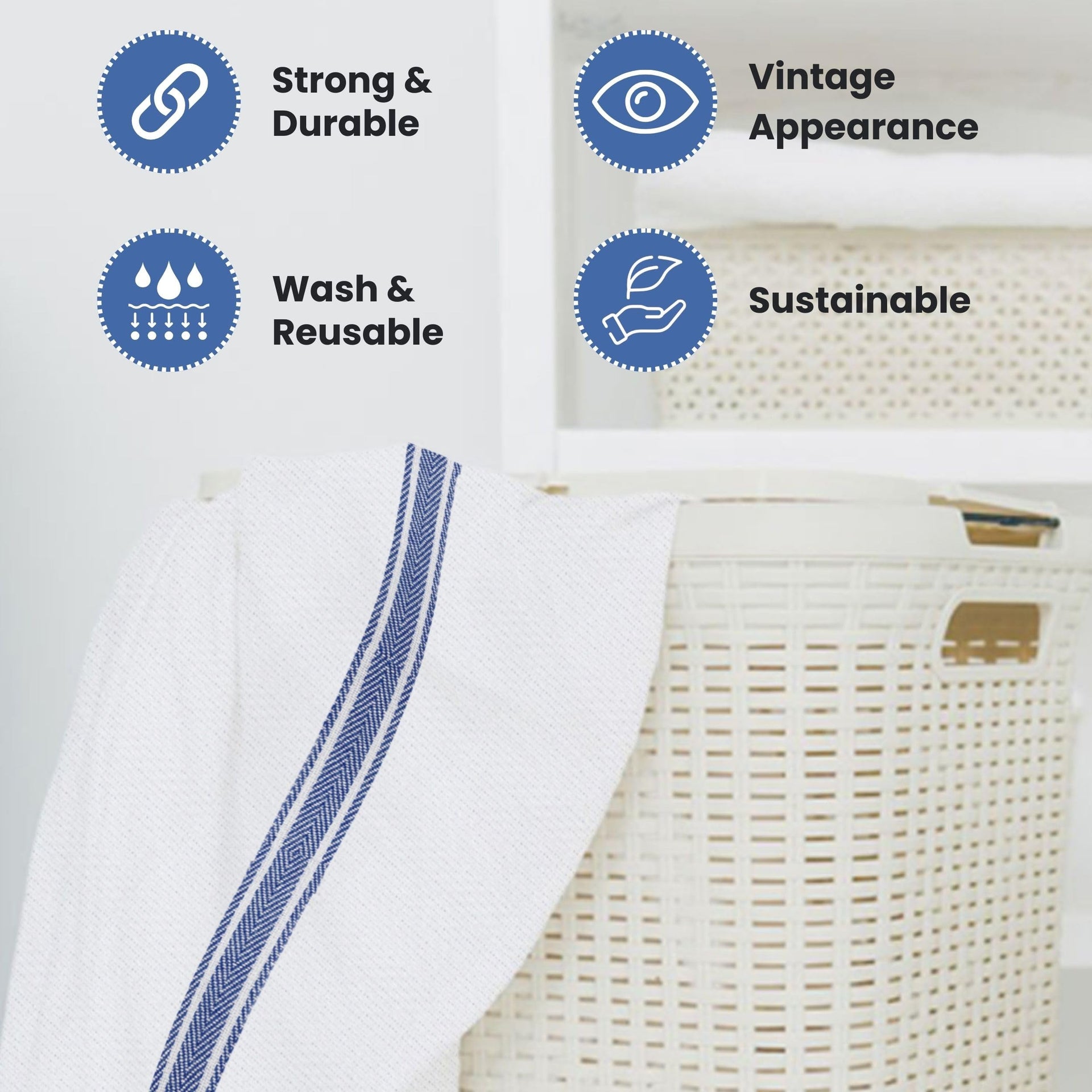 Kitchen Dish Towels for Kitchen (6 Count)