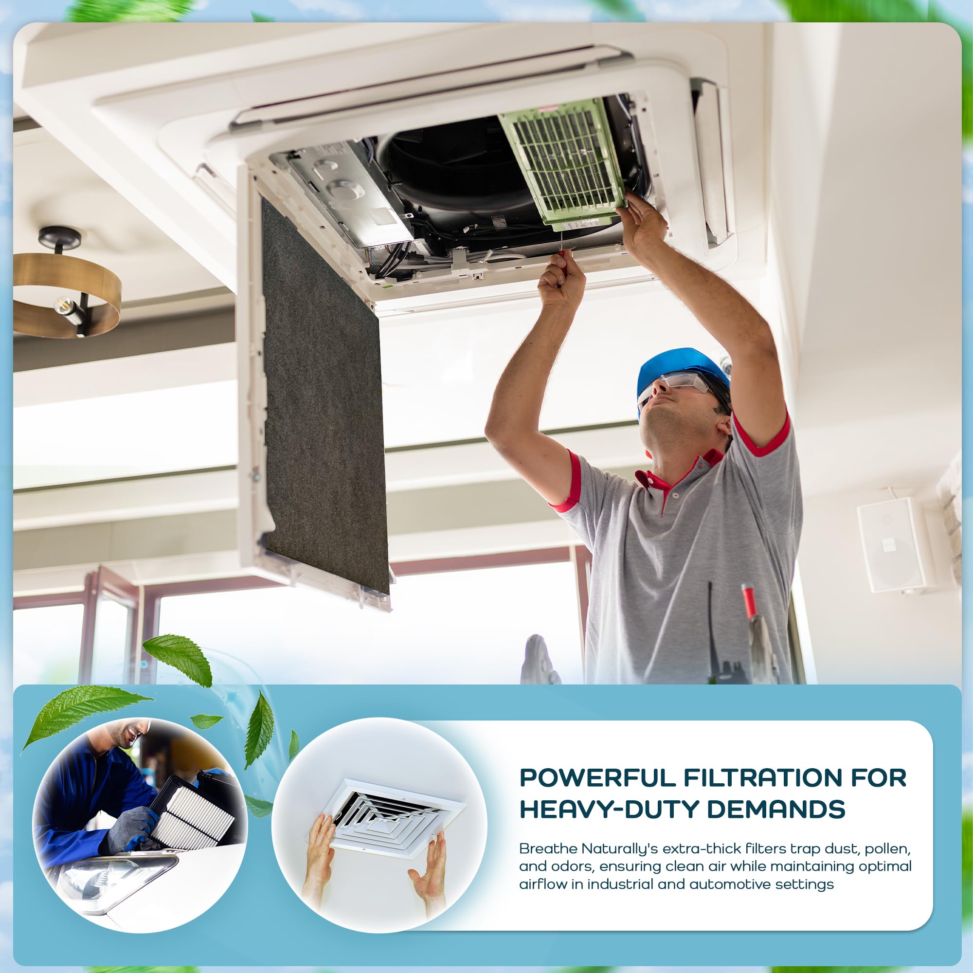Universal Cut To Fit Carbon Activated Air Filter