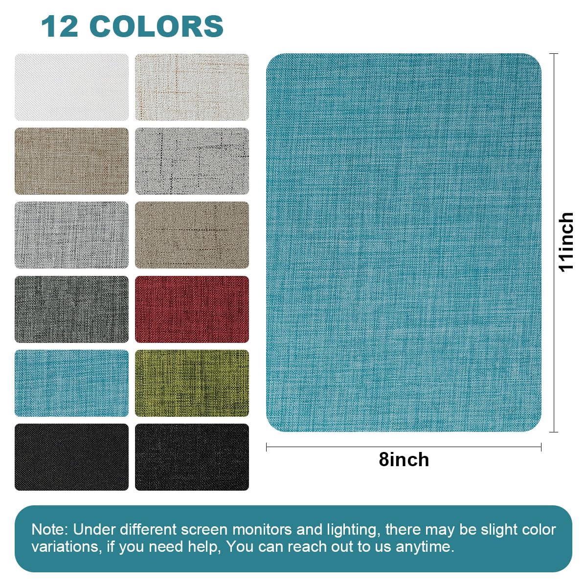 2Pcs Linen Repair Patches (2 Count)