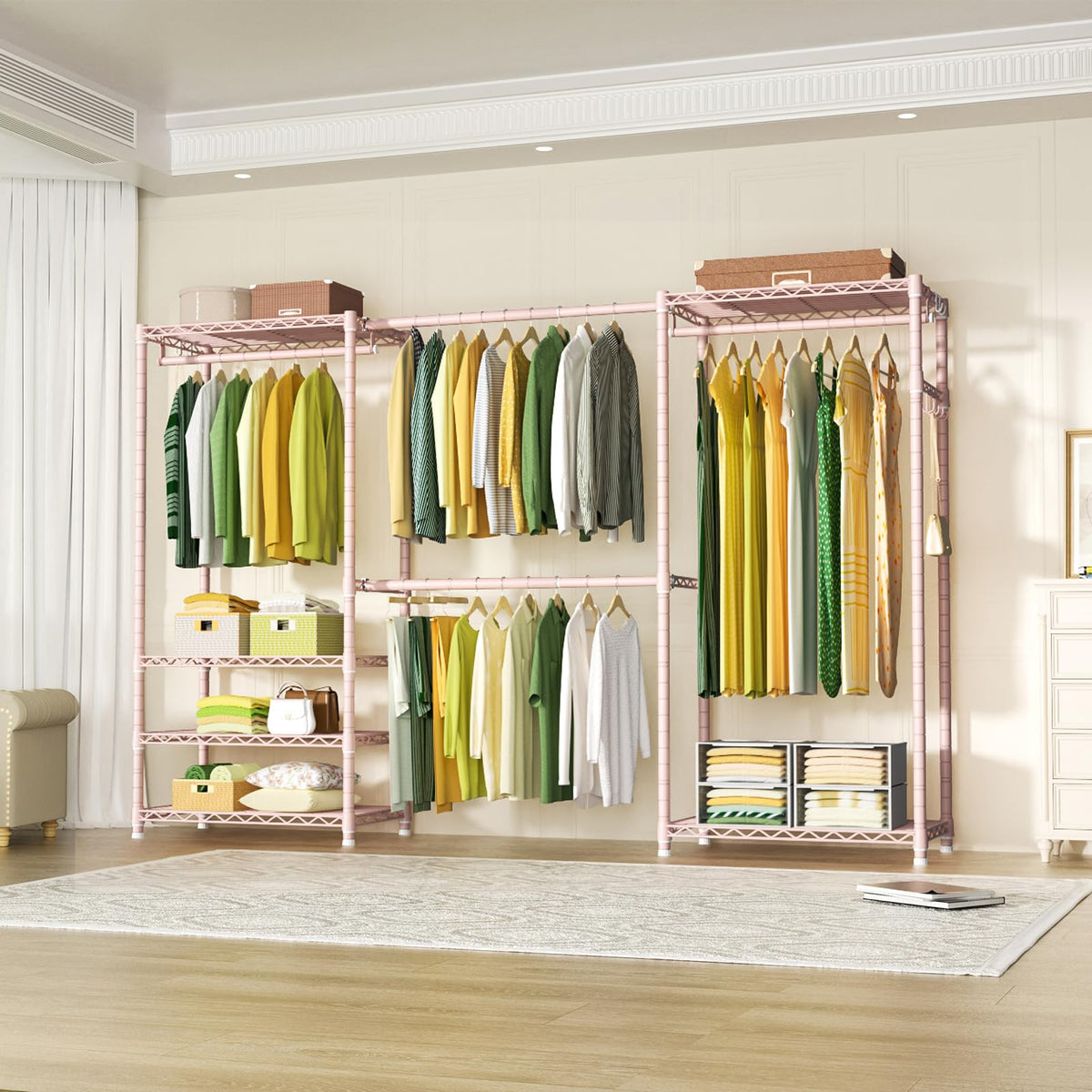 E1 Heavy Duty Closet Garment Rack