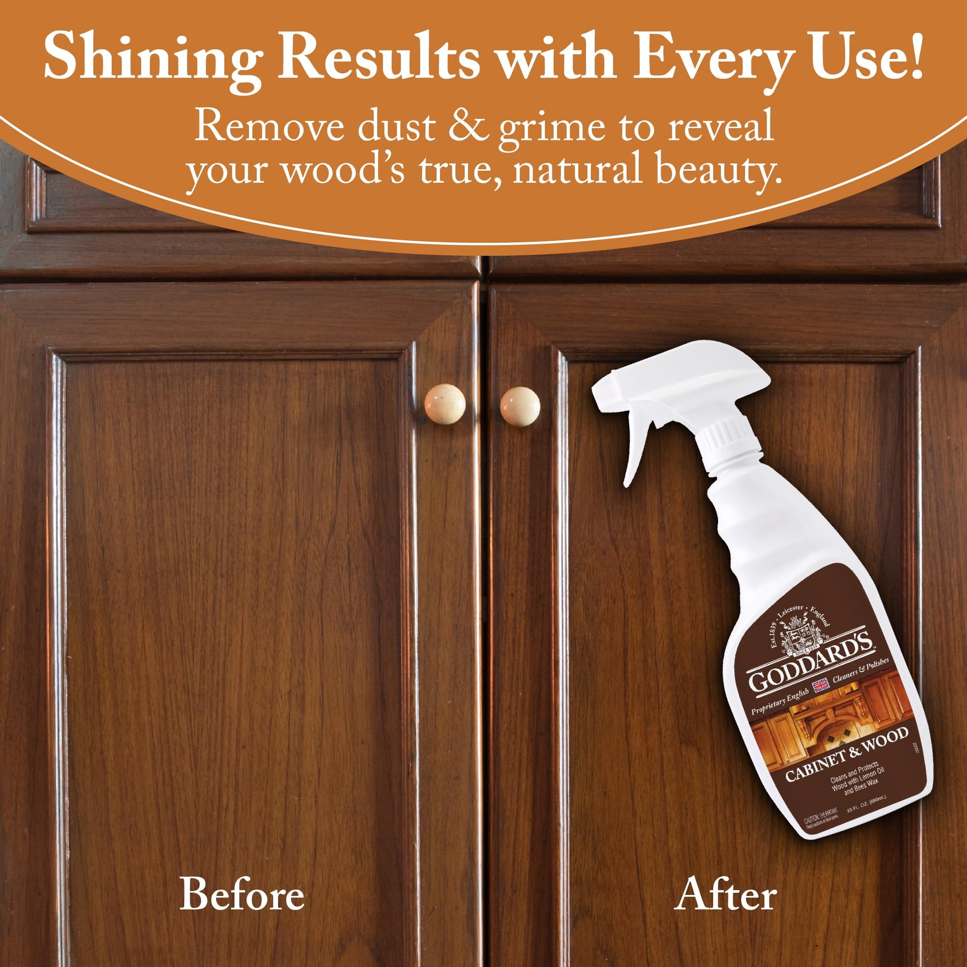 Cabinet & Wood Cleaning Spray (46 Ounce)