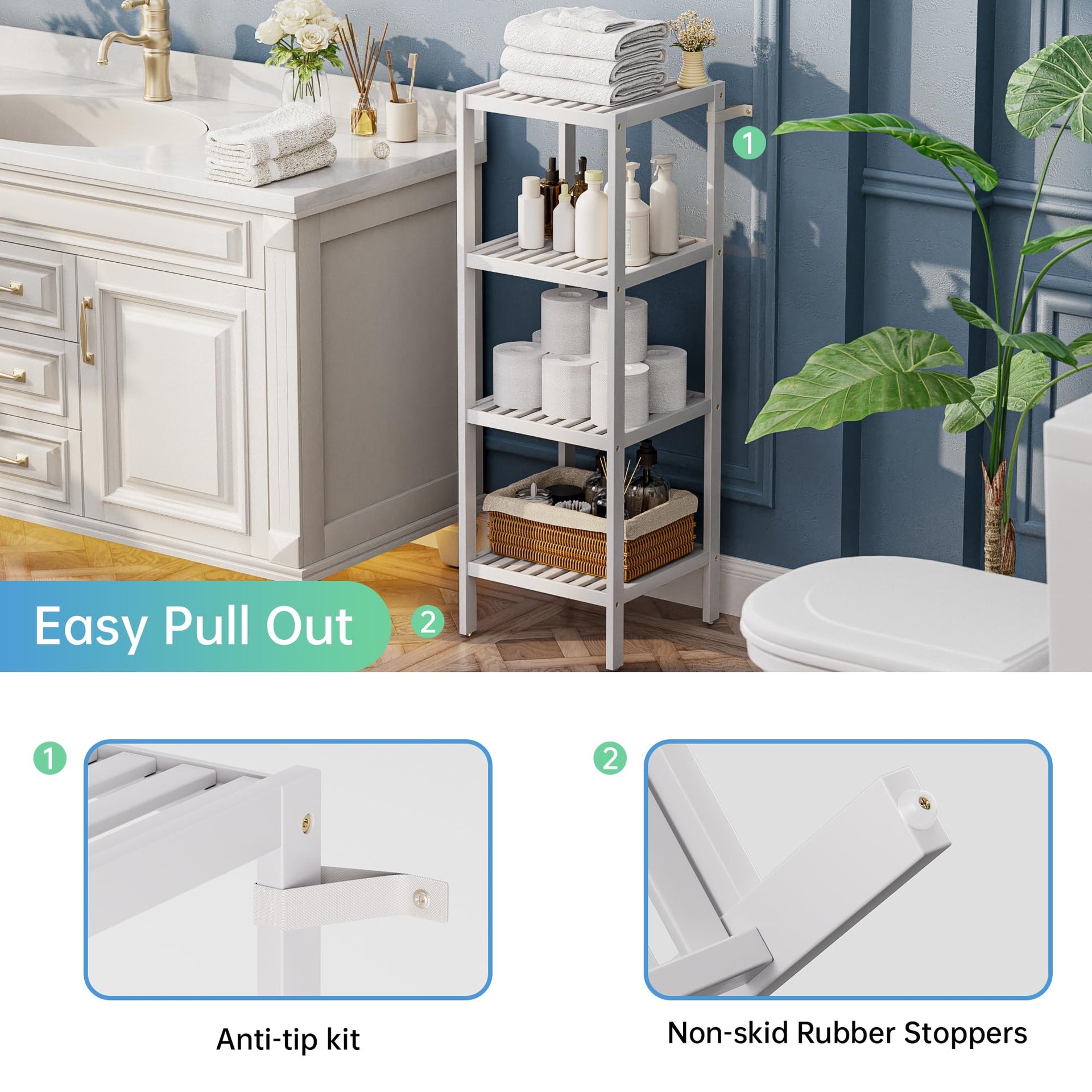 Bathroom Storage Shelf