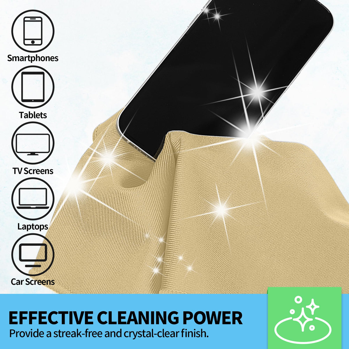 Microfiber Cleaning Cloth (12 Count)